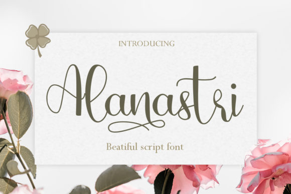 Alanastri: A Handwritten Font for Elegant Design