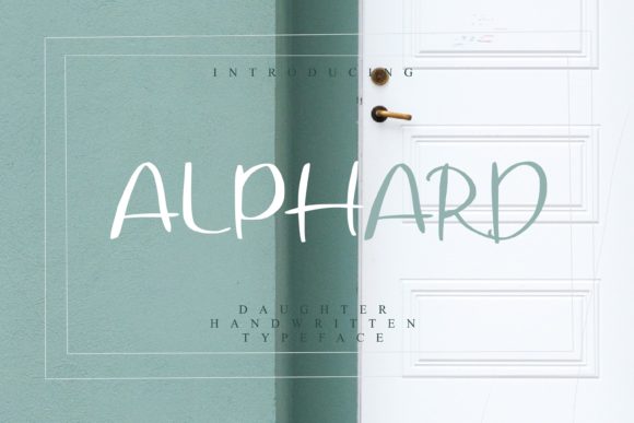 Alphard: A Fun Handwritten Font