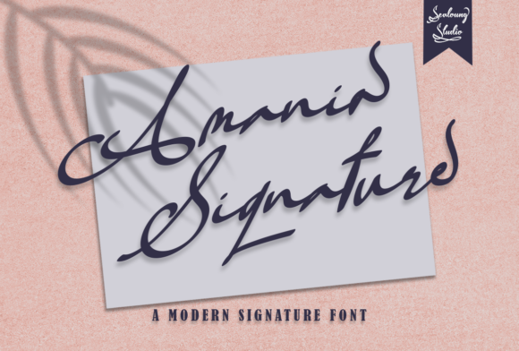 Amania Signature: A Font for Business Style