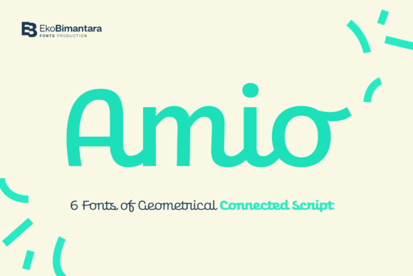 Amio: A Script Font for Editorial Elegance
