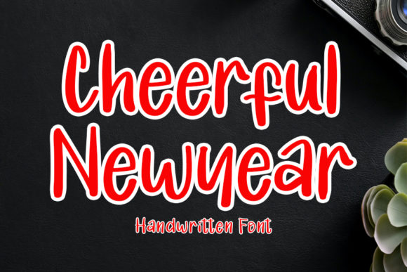 Cheerful New Year Font for Business