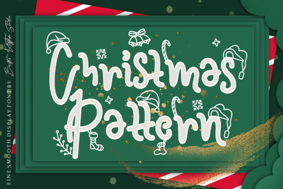 Christmas Pattern Font Review