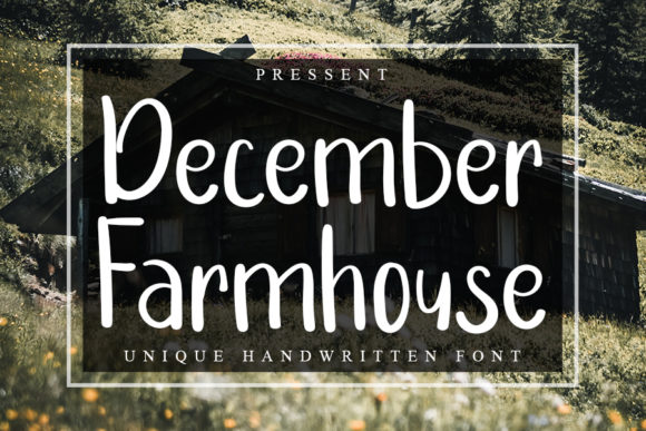 December Farmhouse Font for Business