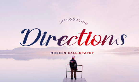 Directions: A Script Font for Editorial Elegance