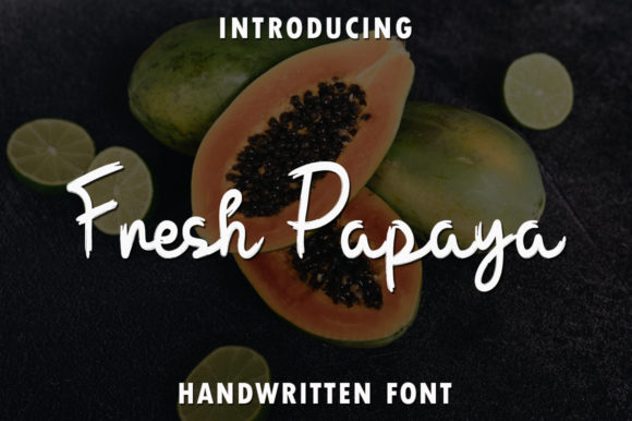 Fresh Papaya: A Script Font for Real Projects