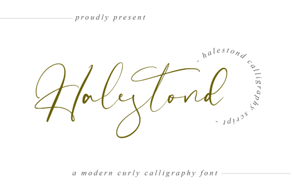 Halestond: A Elegant Script Font