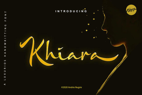 Khiara: A Luxurious Handwritten Font