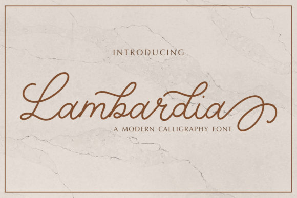 Lambardia: A Delicate Script for Creative Projects