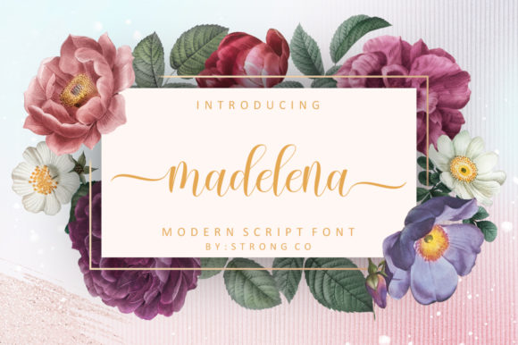 Madelena: A Stylish Script Font for Web Design