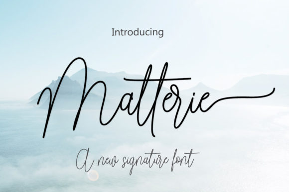 Matterie: A Font for Clear, Strong Campaigns