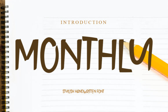 Monthly: A Handwritten Typeface That Elevates Your Brand’s Visual Story
