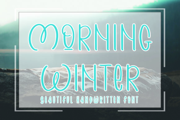 Morning Winter Font for Editorial Design