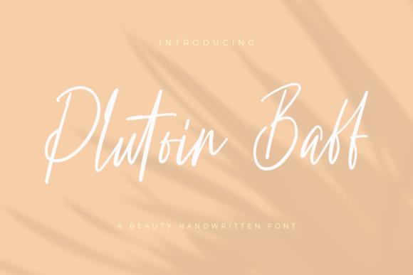 Plutoin Baff: A Modern Handwritten Font for Business