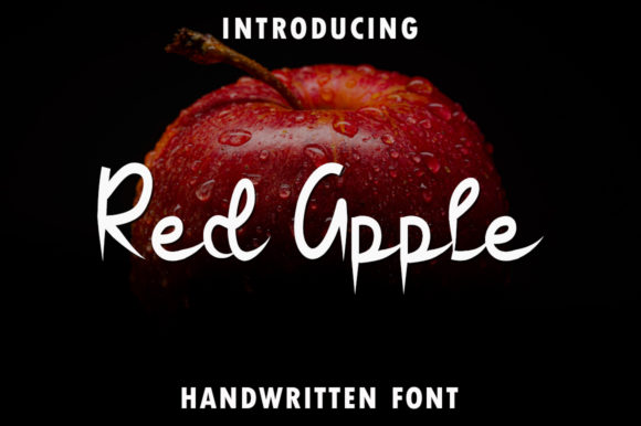 Red Apple Font for Business Branding