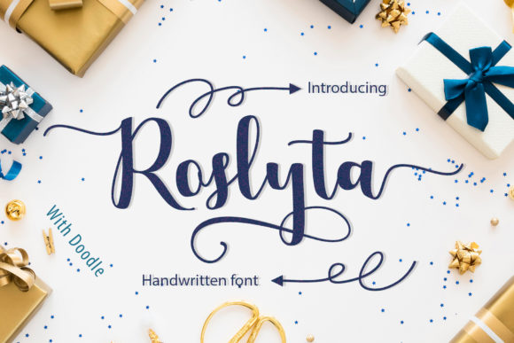 Roslyta: A Handwritten Font for Creative Projects