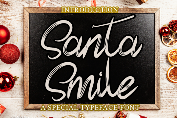Santa Smile Font: A Handwritten Touch