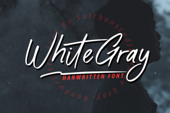 White Gray Font for Creative Makers