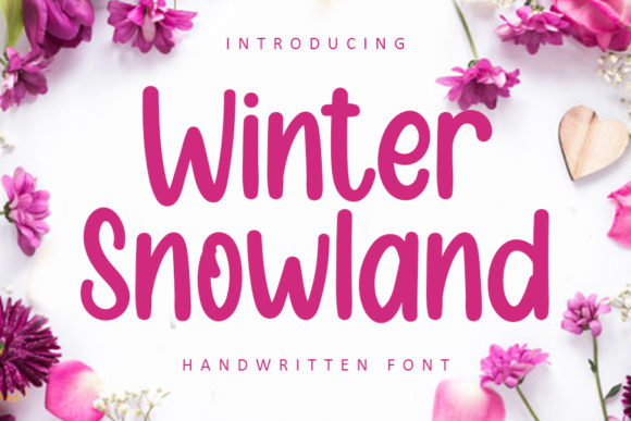 Winter Snowland Font Review: A Versatile Handwritten Typeface for Branding