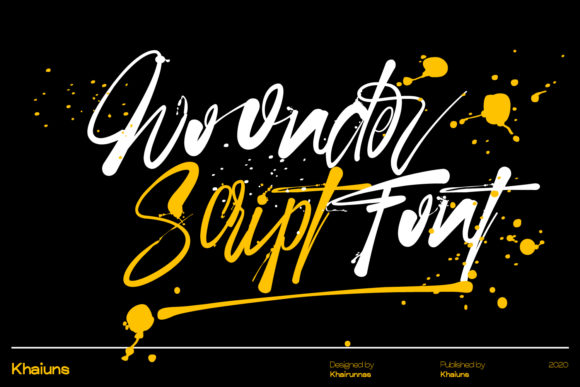 Woonder: A Stylish Handwritten Font
