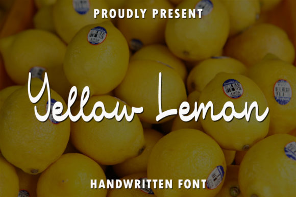 Yellow Lemon Font for Business